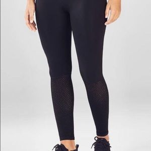 Fabletics Seamless HW Mesh Leggings Black